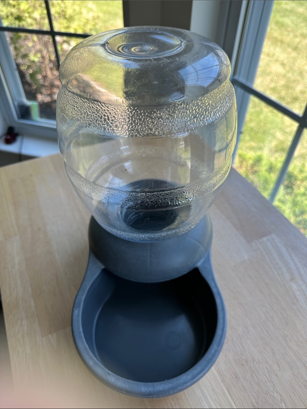 Petmate Automatic Water Dispenser in Clear and Gray